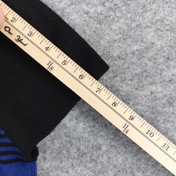 VTG St John by Marie Gray Dress Sz S Santana Knit Wide Stripe Short Sleeve Class - Picture 8 of 11